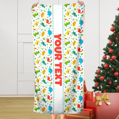 Vista 18 de Toalla de baño o playa personalizada para niños, mariposas, nombre/texto personalizado, secado rápido/absorbente para baño de niños, regalo