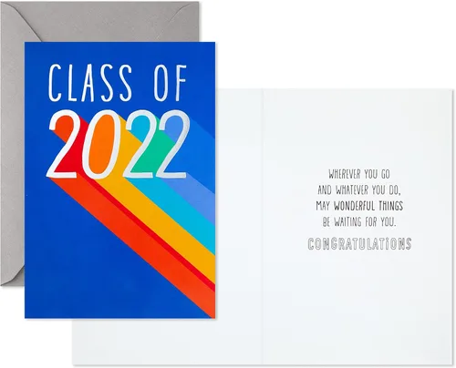 Vista 2 de Hallmark Paquete de 10 tarjetas de graduación con sobres (clase de 2022)
