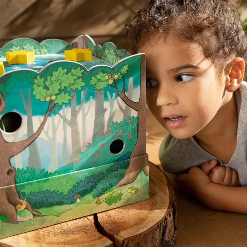 Vista 6 de HABA Mis primeros juegos: Amigos del bosque – Juegos 3D de memoria y asociación para niños pequeños, de 2 años en adelante, juguetes educativos