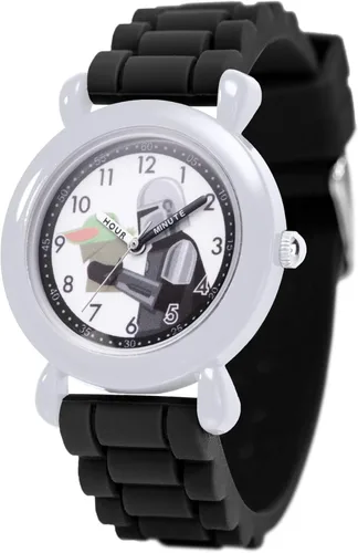Vista 9 de Star Wars The Mandalorian - Reloj analógico de cuarzo con correa de silicona para niños