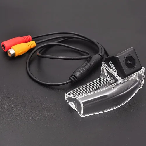 Vista 6 de CCD visión trasera cámara de aparcamiento kit visión nocturna coche cámara reversa para 08/09 Mazda2/Mazda3/Nuevo Mazda 3