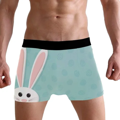 Vista 3 de Calzoncillos tipo bóxer para hombre, ropa interior de huevo, calzoncillos tipo bóxer suaves