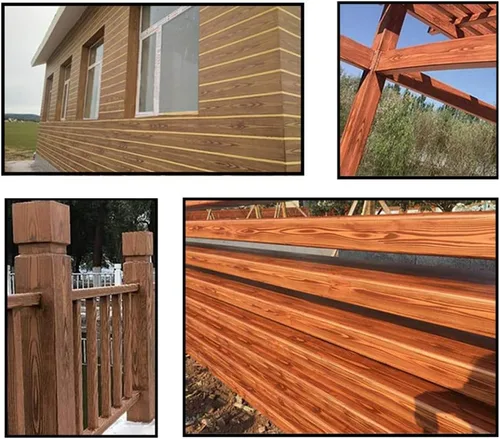 Vista 6 de Herramienta de granulado de madera 4pcs Kit de pintura de patrón de madera de goma para muebles
