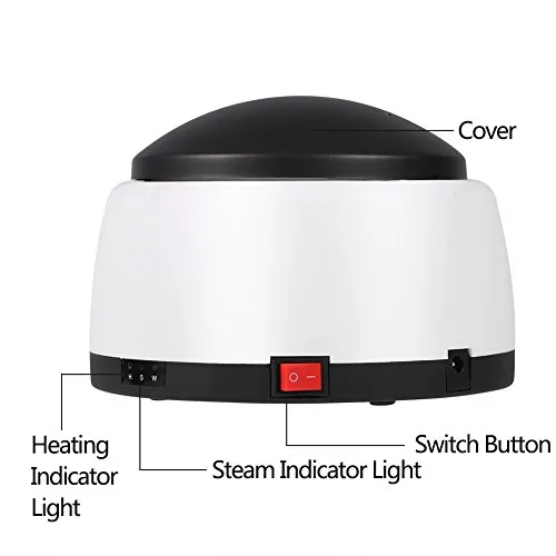 Vista 4 de Vaporizador removedor de uñas, máquina de eliminación de esmalte de gel rápido de 36 W, 6.61 x 6.73 x 4.53 pulgadas, vaporizador de eliminación
