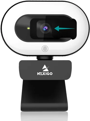 Vista 14 de NexiGo Cámara web con zoom PTZ N990 4K, sistema de cámara de videoconferencia con zoom digital 5X, sensor Sony Starvis, posición preestablecida