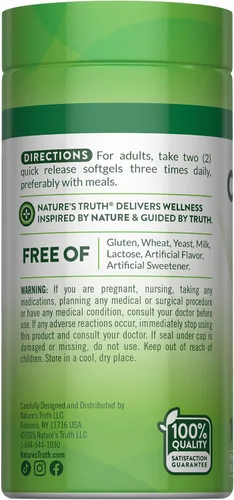 Vista 7 de Nature's Truth Pastillas de arándano con vitamina C 150 cápsulas blandas Apoyo a la salud del tracto urinario Suplemento sin OMG y sin gluten