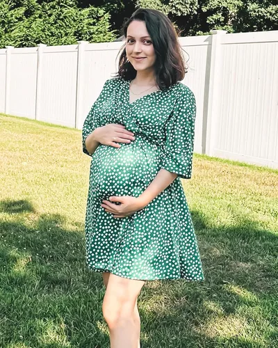 Vista 6 de Camisón Ekouaer para maternidad, vestido de noche, de lactancia, para mujer