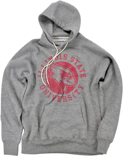 Vista 13 de Campus Lab Collegiate Classic Retro Stamp - Sudadera con capucha unisex para adultos