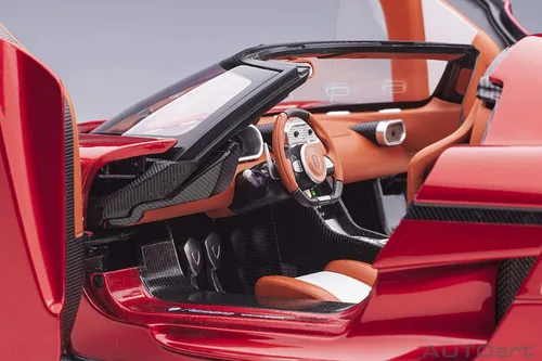 Vista 3 de Koenigsegg Regera Candy Red modelo 1/18 de AUTOART 79026