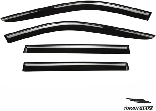 Vista 8 de Voron Glass Protectores de lluvia extra duraderos con cinta adhesiva para Toyota RAV4 2019-2025, deflectores de ventana, viseras de ventana