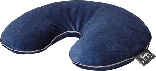 Vista 3 de Bucky Classic Utopia almohada de viaje original para cuello, para comodidad y practicidad al viajar, Negro), T220RBK