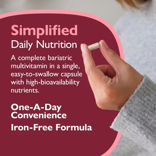 Vista 7 de Celebrate Vitamins CelebrateONE, sin hierro, multivitamínico bariátrico una vez al día, vitaminas y minerales esenciales, bypass gástrico