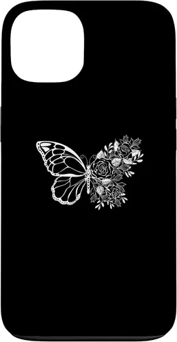 Vista 7 de Butterfly with Flowers Design Butterflies Flower Lover Case for iPhone 16