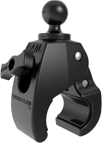 Vista 11 de RAM Mounts RAP-B-400U Base de abrazadera pequeña Tough-Claw con bola con bola tamaño B de 1" para rieles de 0.625" a 1.14" de diámetro