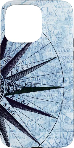 Vista 31 de Nautical Map Phone Case Vintage Ocean Maps Boat Captain Gift Case for iPhone 17