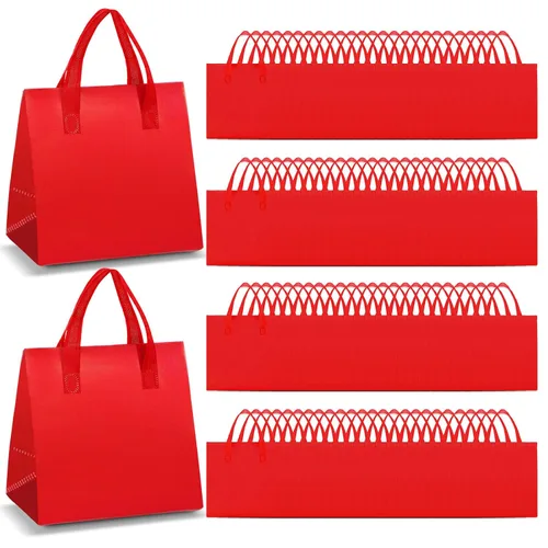 Vista 10 de Kacctyen 100 bolsas aisladas para llevar a granel de 9.5 x 6 x 9.5 pulgadas, bolsa de alimentos con aislamiento térmico para café, té con leche Negro