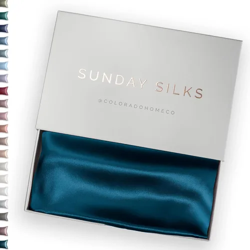Vista 46 de FUNDA DE ALMOHADA DE SEDA DE MORERA 100% SUNDAYSILKS™, Fundas de almohada de seda para cabello y piel, Superior a la funda de almohada de satén