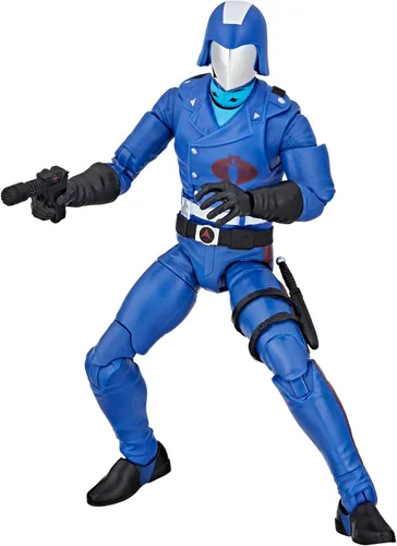 Vista 9 de G.I. Joe Classified Series Retro Cardback Cobra Commander, figura de acción coleccionable de 6 pulgadas con 8 accesorios