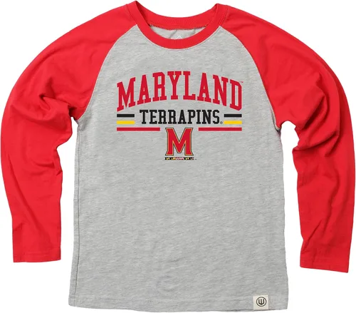 Vista 11 de Wes and Willy NCAA playera raglán de manga larga para niños