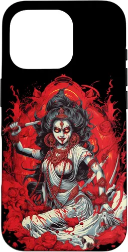 Vista 20 de iPhone 16 Kali Goddess of Death, Time and Doomsday Hindu God Occult Case