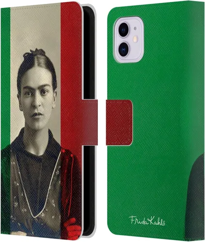 Vista 7 de Head Case Designs Officially Licensed Frida Kahlo Floral Portraits and Quotes Leather Wallet Case Compatible with Apple iPhone 11