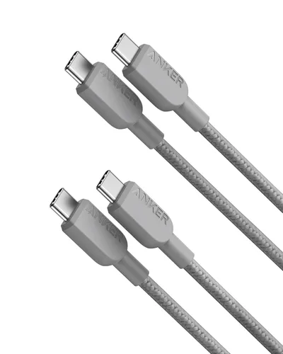 Vista 9 de Anker Cable USB C a USB C, cable de carga rápida tipo C (3 pies, 2 unidades) para iPhone 17/16 Series, iPad Air 4, MacBook Pro 2022 y más (negro)