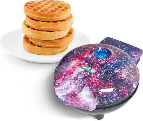 Vista 13 de Dash Mini waflera (paquete de 2) para gofres individuales Hash Browns, Keto Chaffles con superficies antiadherentes fáciles de limpiar, 4 pulgadas
