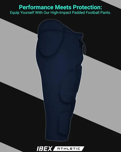 Vista 5 de Pantalones de fútbol integrados para adultos, pantalones de práctica de fútbol para hombre con almohadillas integradas