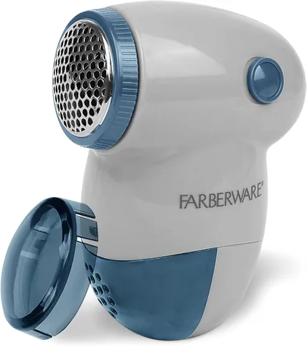 Vista 11 de Farberware Removedor de Pelusa Grande Afeitadora de Tela – Afeitadora de Pelusa a Batería con Cuchillas Triples para Ropa, Afeitadora de Suéter