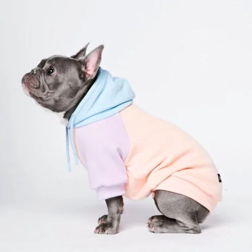 Vista 105 de Spark Paws Sudadera con capucha para perro, suéter de primera calidad para perros pequeños, medianos y grandes Trajes cálidos para bulldogs
