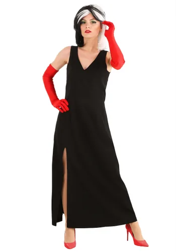 Vista 9 de Disfraz de Estola Cruella De Vil para Mujer de 101 Dálmatas de Disney Multicolor