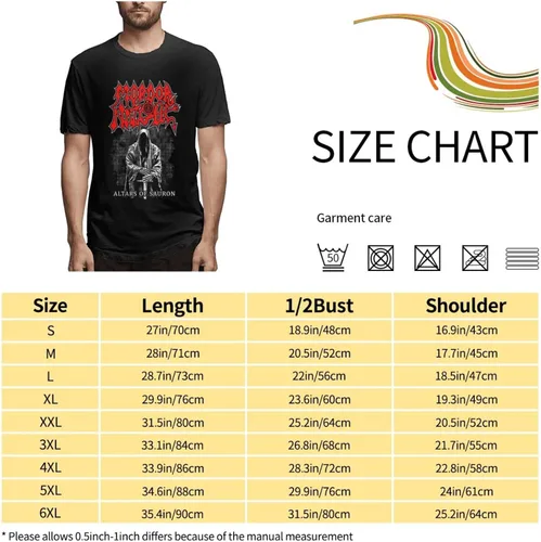 Vista 7 de Morbid Angel T Shirt Men's Summer Round Neck Trend Fashion Short Sleeve T Shirt Sports Fitness Cotton Shirt Tops