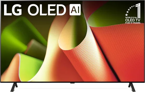 Vista 23 de LG Pantalla plana con procesador Smart TV 4K de 55 pulgadas clase OLED serie B4 con control remoto mágico alimentado por IA con Alexa incorporado