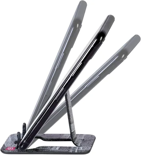Vista 5 de Flexistand - Soporte para teléfono y teléfono para iPhone y Android, soporte de escritorio para teléfono móvil, compacto, flexible, ajustable