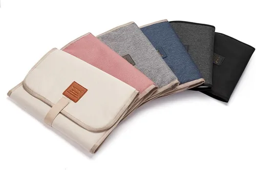 Vista 2 de Cambiador de pañales plegable para bebé, impermeable, cambiador de pañales, cambiador de pañales portátil, sábanas de colchón para cambiar pañales