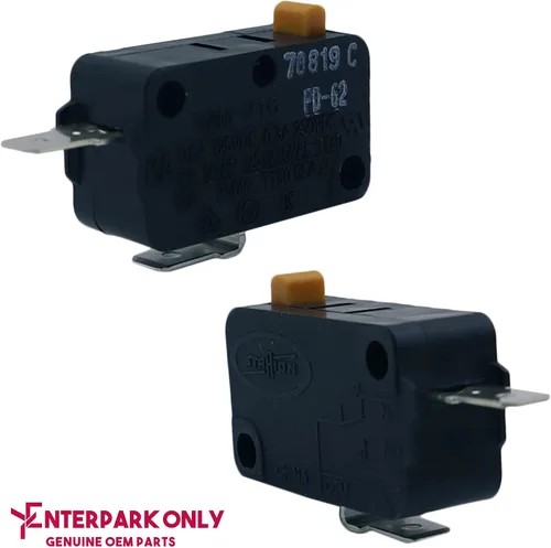 Vista 2 de ENTERPARK Nuevo OEM 2 Pack GE SZM-V16-FD-62 Microinterruptor Microinterruptor de repuesto para LG GE Starion