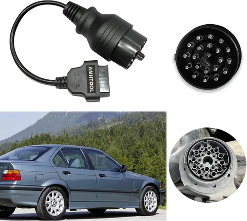 Vista 9 de Adaptador OBD1 a OBD2 para Honda Cable de 3 Pines, Compatible con Vehículo Honda Cable Adaptador de Conector Diagnóstico de 3pines Obd1 a 16pines