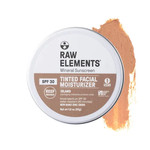 Vista 12 de Crema facial tintada ultra-hidratante Raw Element, protector solar mineral no tóxico para la cara, hidratante diario tintado, óxido de zinc no nano