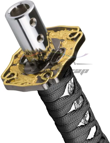 Vista 3 de EZAUTOWRAP Espada Samurai 5.9 pulgadas., 10cm, Negro Blanco
