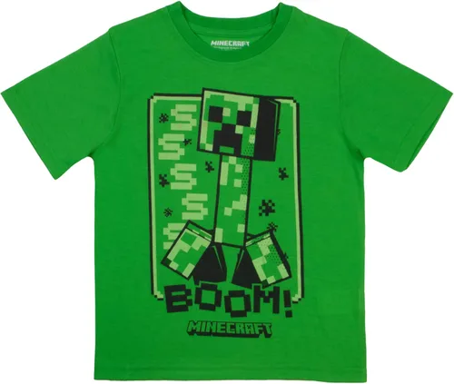Vista 4 de Minecraft Creeper - Juego de 4 camisetas para niños, 4