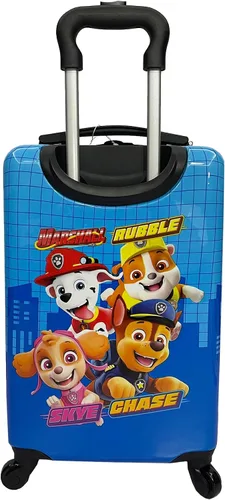 Vista 2 de Fast Forward Spiderman - Maleta de viaje de 20 pulgadas con ruedas para niños, Paw Patrol Nuevo