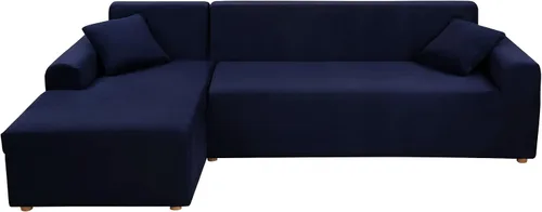 Vista 13 de MIFXIN Fundas para sofá modular en forma de L, 2 piezas, elásticas, tipo L, para sofá esquinero, protector de muebles, para mascotas, niños y perros