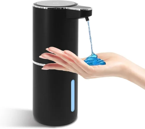 Vista 11 de Dispensador de jabón espumoso, dispensador automático de jabón, dispensador automático de jabón de 13.5 oz/13.5 fl oz, sin contacto, recargable por