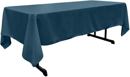 Vista 39 de New Creations Fabric & Foam Inc - Mantel rectangular de popelina de poliéster de 60 pulgadas de ancho por 120 pulgadas de largo. (Avocado)