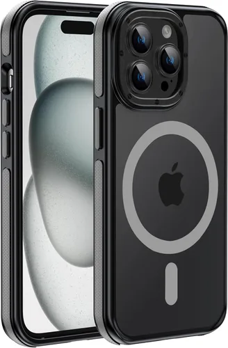 Vista 144 de Funda magnética para iPhone Air con protector de lente de cámara, protección grado militar de 10 pies, compatible con funda MagSafe Slim para iPhone