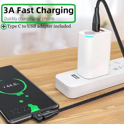 Vista 5 de TOP-UP Cable Carplay de coche para iPhone 16/15 (paquete de 2 unidades de 3.3 pies) y USB C a USB C cable de carga rápida de 6 pies 60 W