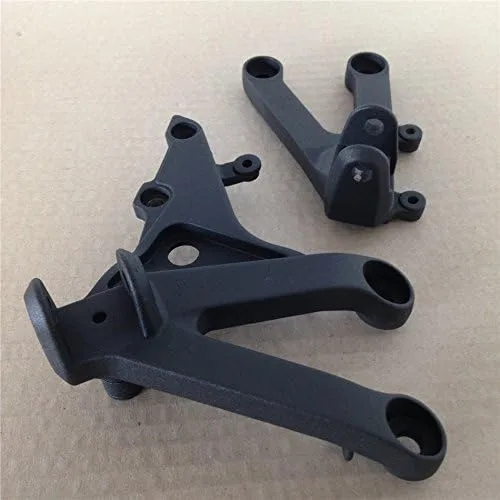Vista 5 de HONGK - Soporte de clavijas de pie delantero negro compatible con Cbr600Rr Rr 2007 2008-2011 [B01C0SU70M]