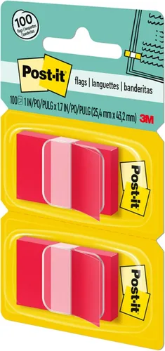 Vista 7 de Notas autoadhesivas de Post-it, Rojo