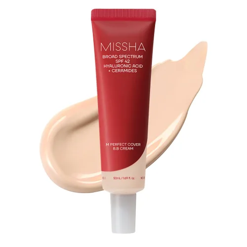 Vista 16 de Crema BB M de cobertura perfecta, SPF42/PA+++ (No.25/Beige cálido)
