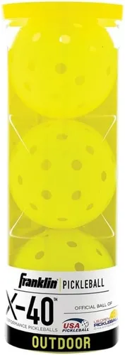 Vista 27 de Franklin Sports X-40 Outdoor Pickleballs - USAP Approved Rosa